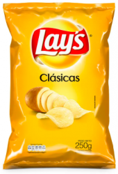 Papas fritas (solamente las saladas de paquete amarillo nacional) Lays