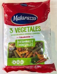 Fideos 3 vegetales de Matarazzo