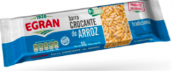 Barra crocante de arroz inflado tradicional