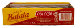 Dulce de batata, vainilla y chocolate Dulcor
