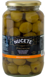 ACEITUNAS VERDES DESCAROZADAS NUCETE PREMIUM