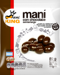 Mani con chocolate semiamargo
