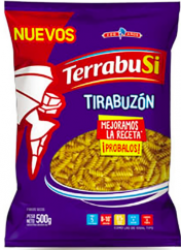 Fideos tirabuzon