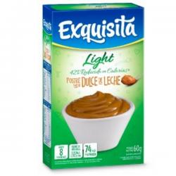 Polvo para preparar postre de dulce de leche light