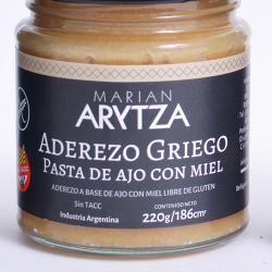 Aderezo griego pasta de ajo con miel