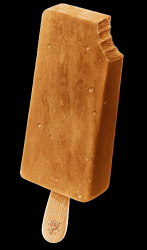 Paletina de:  crema de dulce de leche, dulce de leche granizado