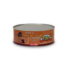 Postre de dulce de leche con chocolate