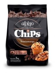 Chips de chocolate Semiamargo Alpino