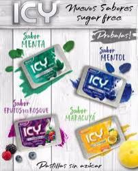 Pastillas Icy sabor mandarina