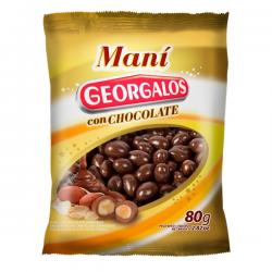 Maní con chocolate georgalos