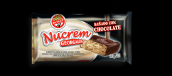 Nucrem bañado con chocolate