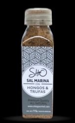 Sal marina con hongos &trufas