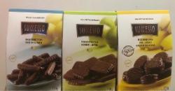 Galletitas bañadas : redonditas rellenas sabor banana , cuadraditas sabor limón , bastoncitos sabor limón .