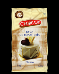 Manga baño de repostería Georgalos: chocolate blanco