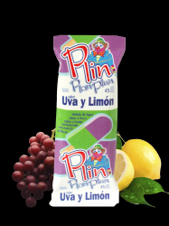 Helado de agua sabor uva y limón