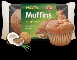 Muffin de coco con dulce de leche Viavita