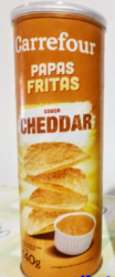 Papas Fritas apiladas  Sabor Cheddar (CMA Paraguay)