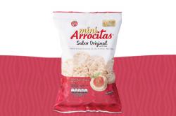 Mini Arrocitas : galletas con arroz integral (snack crocante) con sal original
