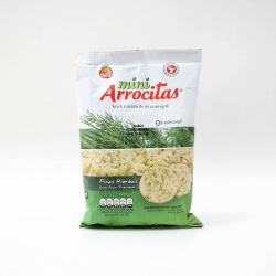 Mini Arrocitas : galletas con arroz integral (snack crocante) Finas hierbas