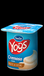 Yogur Yogs cremoso entero sabor dulce de leche