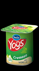 Yogur Yogs descremado sabor vainilla