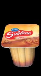 Flan vainilla con caramelo Sublime
