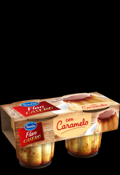 Flan casero con caramelo