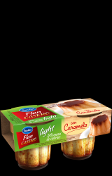 Flan casero light con caramelo