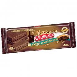 Turrón blando de maní y cacao