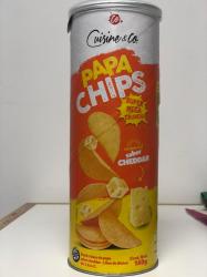 Papa chips apiladas Cuisine & Co (CMA Paraguay) sabor cheddar