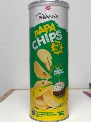 Papa chips apiladas Cuisine & Co (CMA Paraguay) sabor crema y cebolla