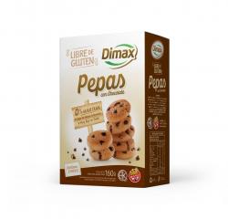 Galletas pepas con chips de chocolate