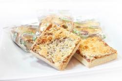 Cuadrado tarta de coco