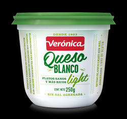 Queso crema blanco light sin sal agregada