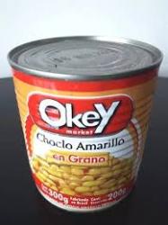 Choclo amarillo Okey elaborado por "Predilecta Alimentos