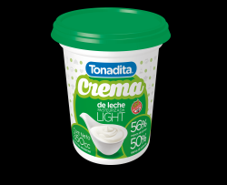Crema de leche pasteurizada light