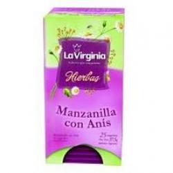 Té en herbas en saquito sabor manzanilla con anís