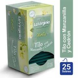 Té en herbas en saquito sabor tilo con manzanilla y cedrón