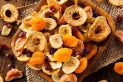 Frutas disecadas sin aditivos (CIRUELAS NECESITAN SUPERVISIÓN)