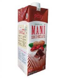 Bebida de maní con chocolate