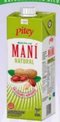 Bebida de maní natural sin azúcares agregados