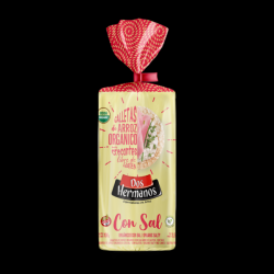 Galleta de arroz orgánicas slim con sal