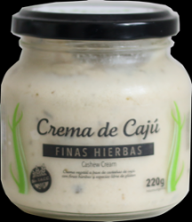 Crema de Cajú finas hierbas