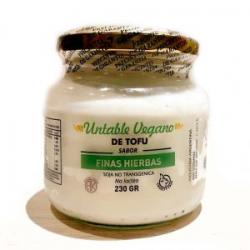 Untable vegano de tofu sabor finas hierbas