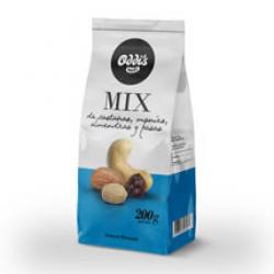 Mix de castañas , almendras y pasas de uva