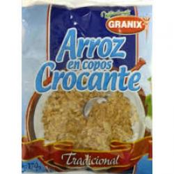 Copos de arroz crocante