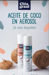 Rocío vegetal oleoso a base de aceite de coco neutro en aerosol, Rocío vegetal oleoso a base de aceite de coco virgen en aerosol