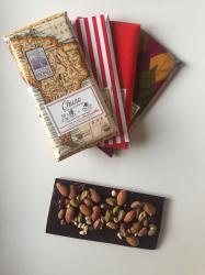 Tableta 56% de Cacao con Frutas Secas. Origen del Cacao Chuao - Venezuela