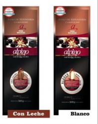 Baño para moldeo chocolate con leche y blanco