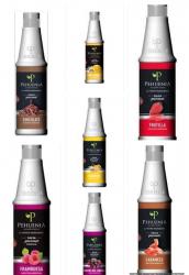 Salsas Gourmet sabor : Caramelo , Chocolate , Frutilla , Frambuesa , Frutos del Bosque , Maracuyá , Mango y Maracuya